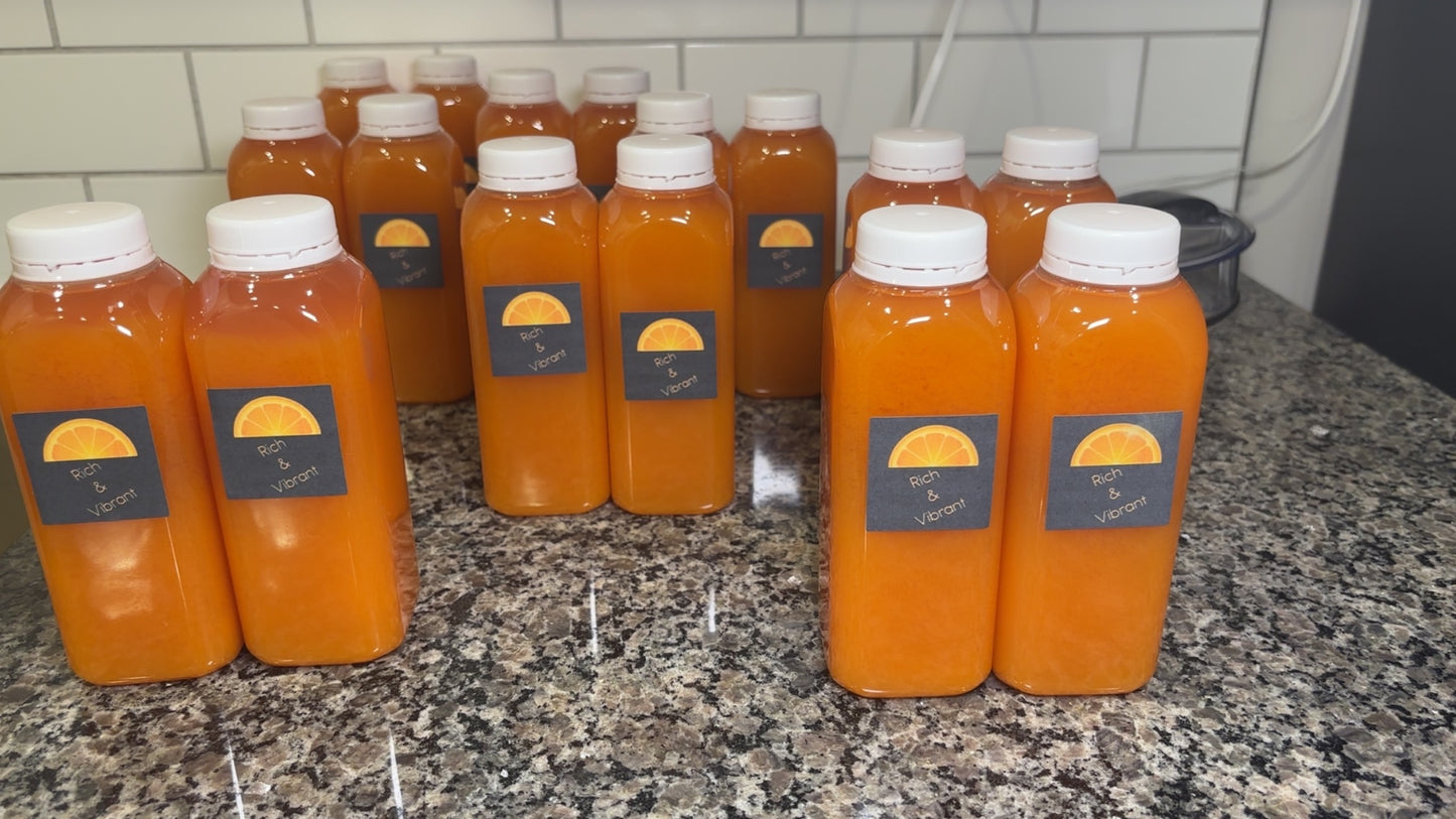 Zesty Ginger Rush – Orange, Pineapple & Blueberry Fusion